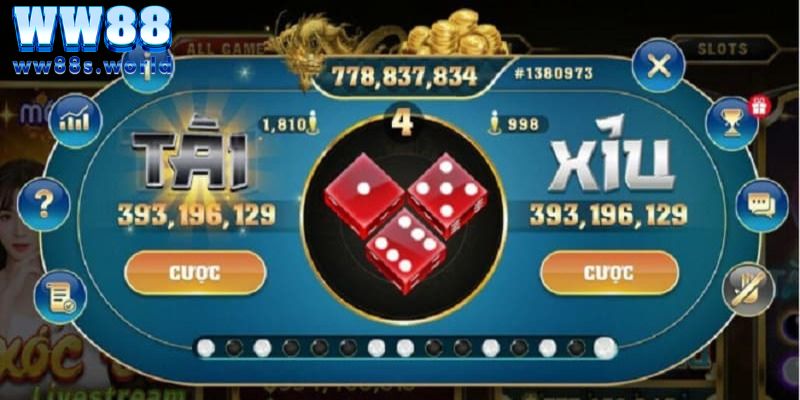 Tài Xỉu WW88- Tựa Game Có Mức Trả Thưởng Cực Kỳ Hấp Dẫn 4 Hướng dẫn chi tiết cách chơi tài xỉu