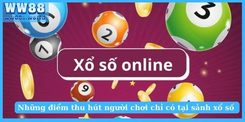 Những điểm thu hút người chơi chỉ có tại sảnh xổ số